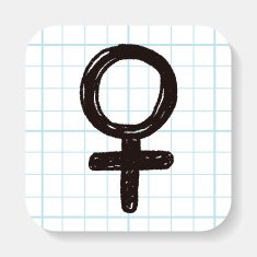 woman doodle