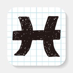 pisces Constellation doodle N2