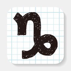 Capricorn Constellation doodle N2