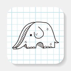 Elephant SLIDE doodle