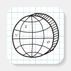 globe doodle N17