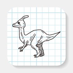 dinosaur doodle N4