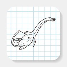 dinosaur doodle N5