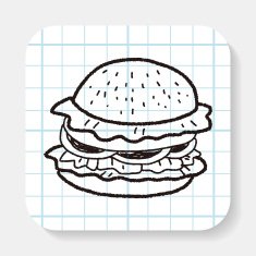 Doodle Hamburger N3