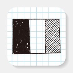 Belgium flag doodle
