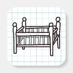 baby bed doodle N17