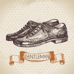 Sketch gentlemen accessory Hand drawn men illustration N9
