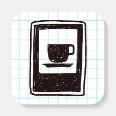 restaurant sign doodle N2