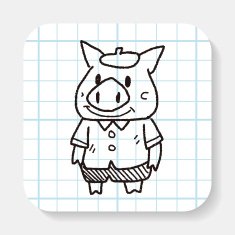 three little pigs doodle N3
