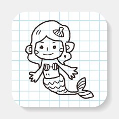 Mermaid doodle N2