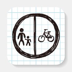 only wolk and bike doodle N2