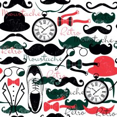 Retro vintage seamless pattern