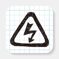 High Voltage sign doodle