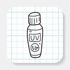 sunscreen doodle