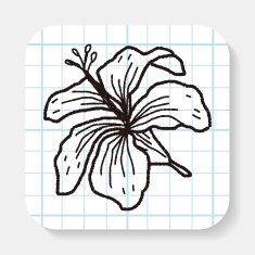 Flower doodle N37