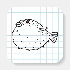 Puffer doodle