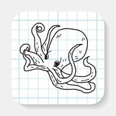 octopus doodle N3