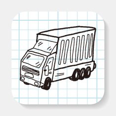 Truck doodle N12 free image download