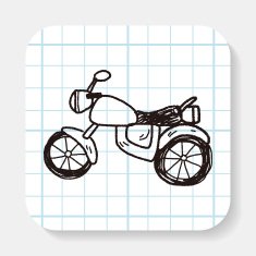 motorcycle doodle N10