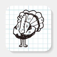 ostrich doodle