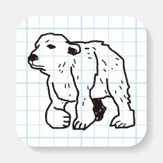 polar bear doodle N2