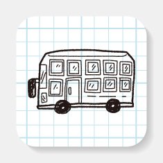 bus doodle N10