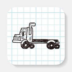 truck doodle N16