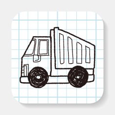 truck doodle N18