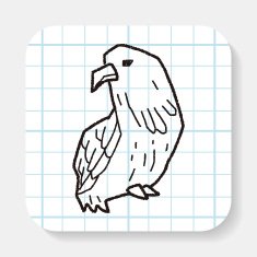eagle doodle