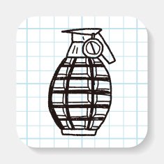 Grenade doodle N2