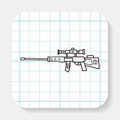 Sniper rifle doodle