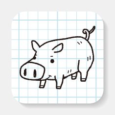 pig doodle N5