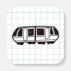 train doodle N14