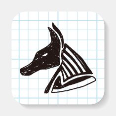 egypt god doodle N3
