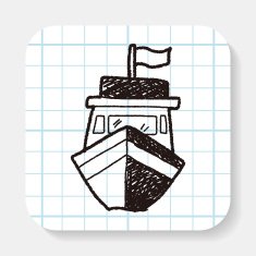 Boat doodle N19