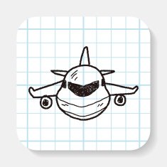 airplane doodle N17