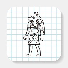 egypt god doodle N5