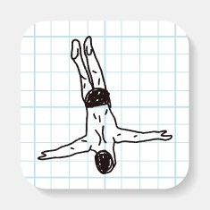 diving doodle