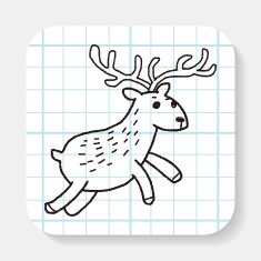 deer doodle N2