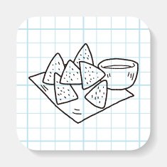 corn clip doodle