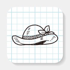 doodle Straw hat N2