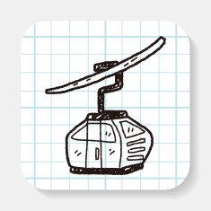 Cable Car doodle N3