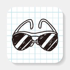 sunglasses doodle N3