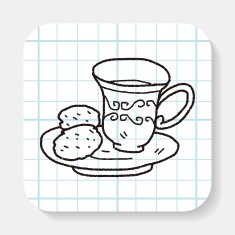 afternoon tea doodle N2