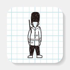 England Soldier doodle N2