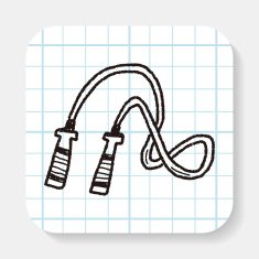 Rope skipping doodle N4