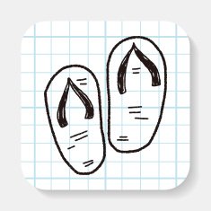 Flip flop doodle N2