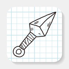 ninja weapon doodle N2