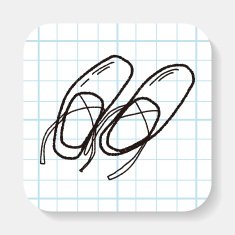 Ballet Shoes doodle N2