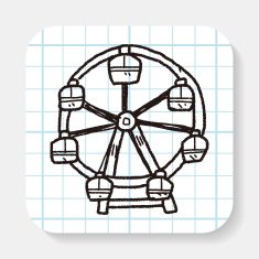 Ferris wheel doodle N4